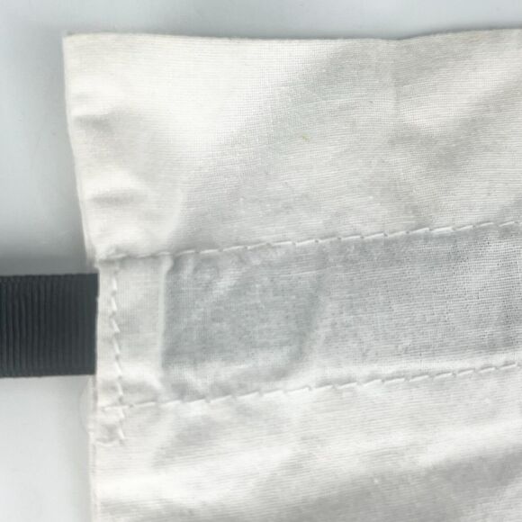 Sephora Lipstick & Chill Drawstring Cloth MakeUp Delicates Travel Bag White New - Picture 3 of 4